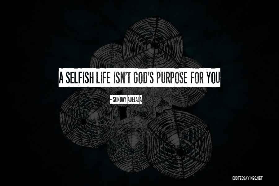 God's Purpose For You Quotes By Sunday Adelaja