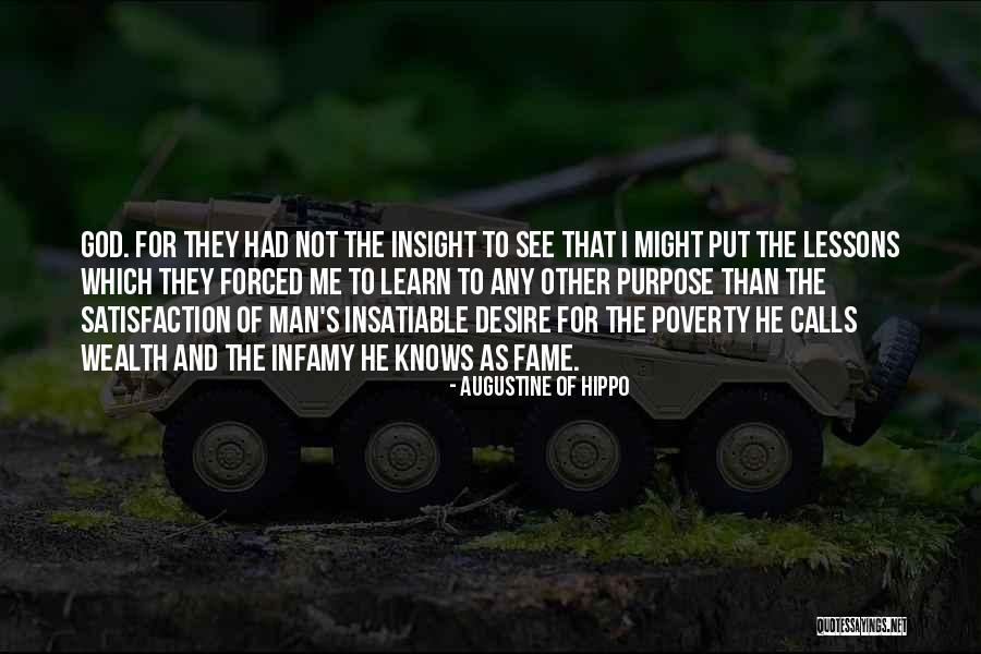God's Purpose Quotes By Augustine Of Hippo God's Purpose Quotes By Augustine Of Hippo
