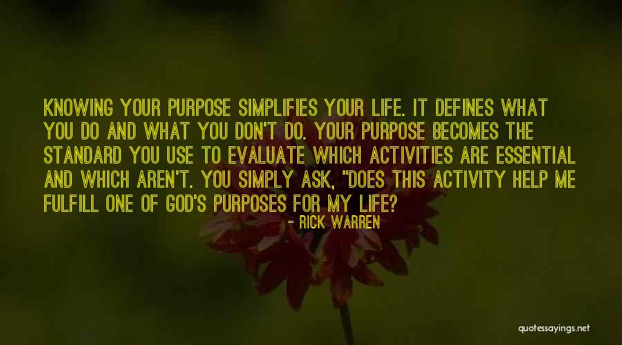 God's Purpose Quotes By Rick Warren God's Purpose Quotes By Rick Warren