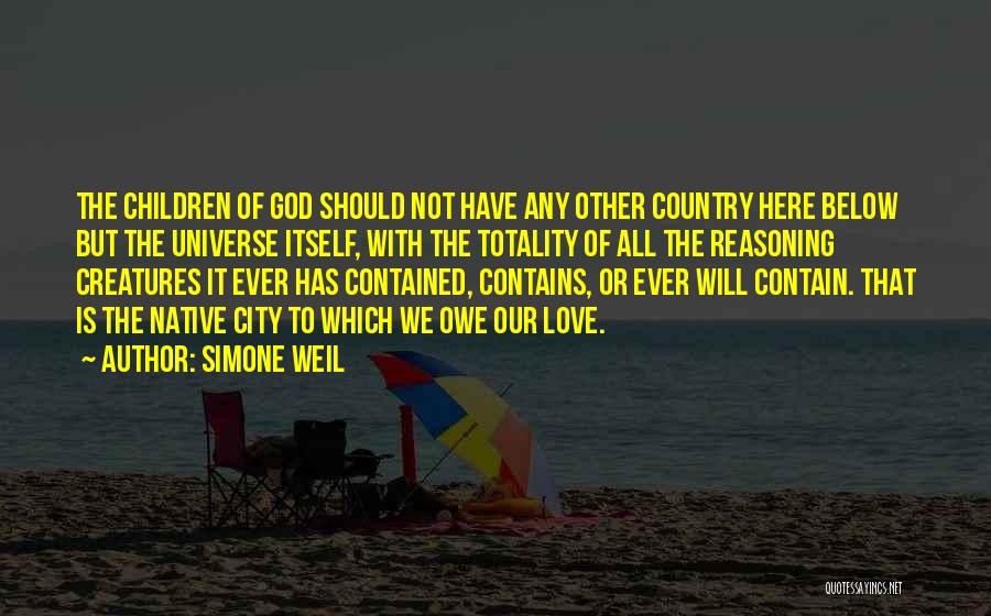 God's Reasoning Quotes By Simone Weil