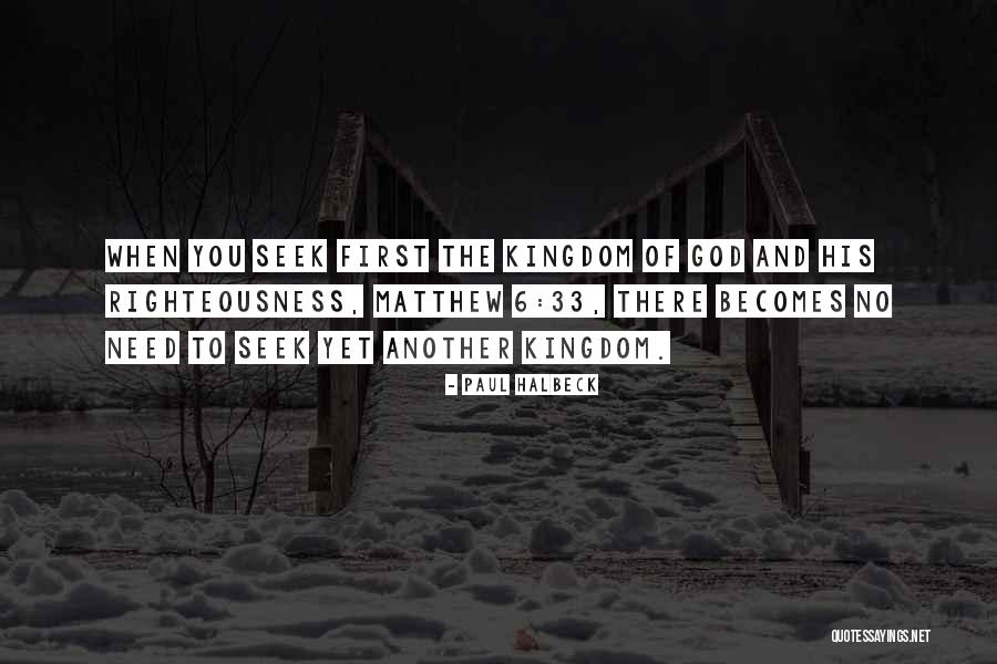 God's Righteousness Quotes By Paul Halbeck God's Righteousness Quotes By Paul Halbeck