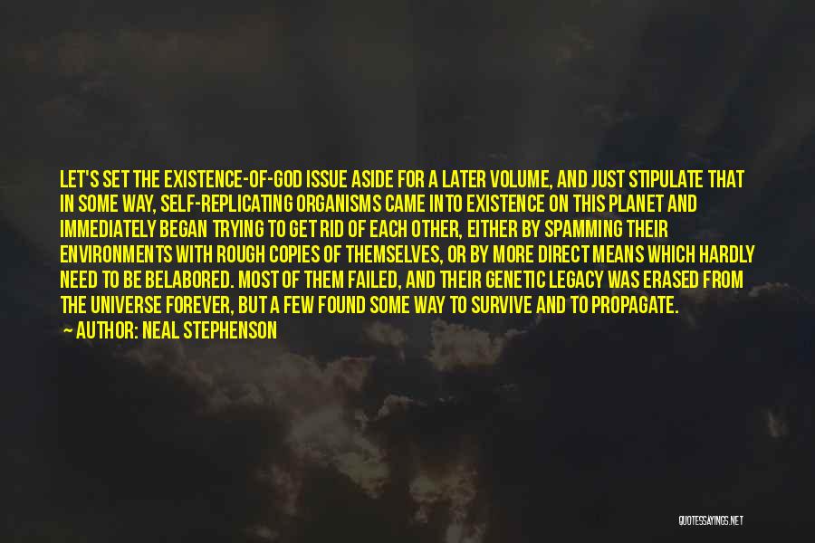 God's Self Existence Quotes By Neal Stephenson