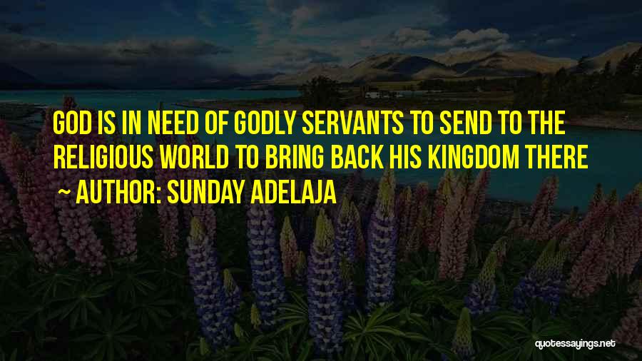 God's Servants Quotes By Sunday Adelaja