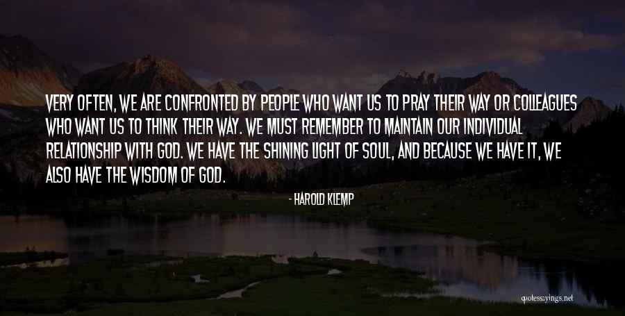 God's Shining Light Quotes By Harold Klemp