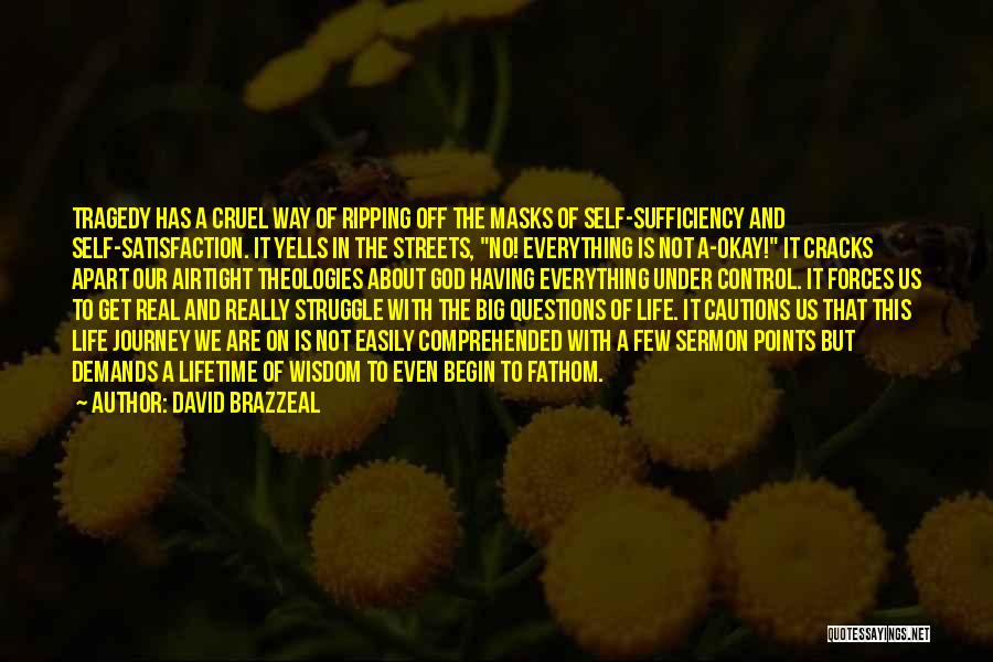 God's Sufficiency Quotes By David Brazzeal