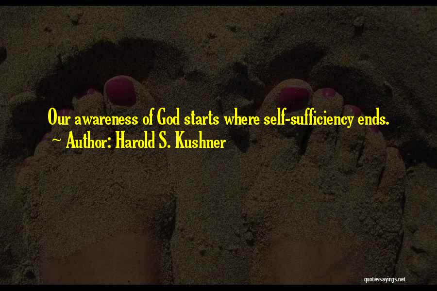 God's Sufficiency Quotes By Harold S. Kushner