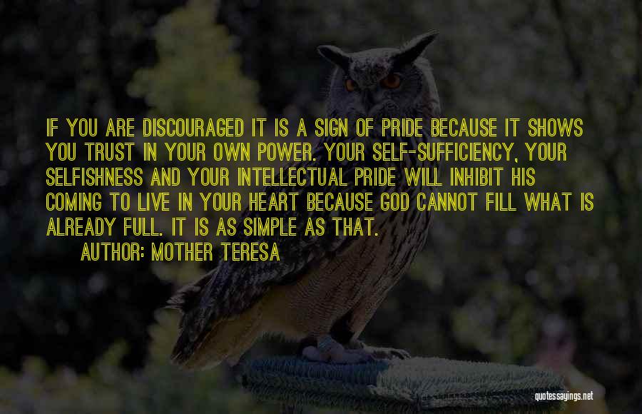 God's Sufficiency Quotes By Mother Teresa