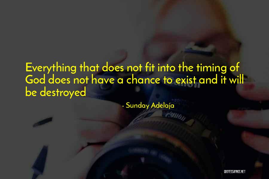 God's Timing Quotes By Sunday Adelaja