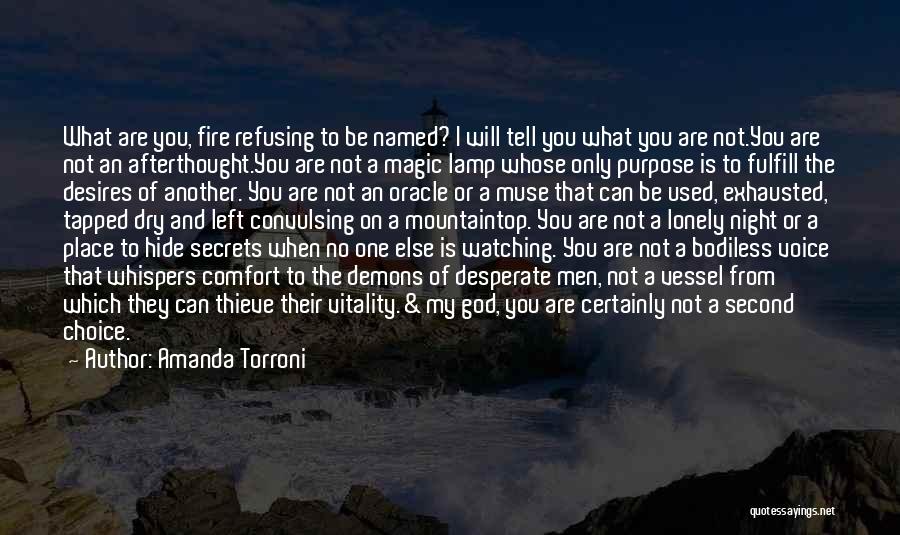God's Vessel Quotes By Amanda Torroni