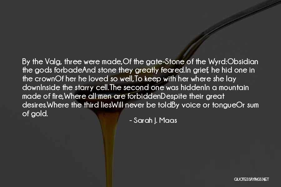 Gods Voice Quotes By Sarah J. Maas Gods Voice Quotes By Sarah J. Maas