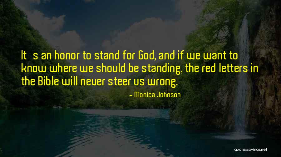 God's Will In The Bible Quotes By Monica Johnson