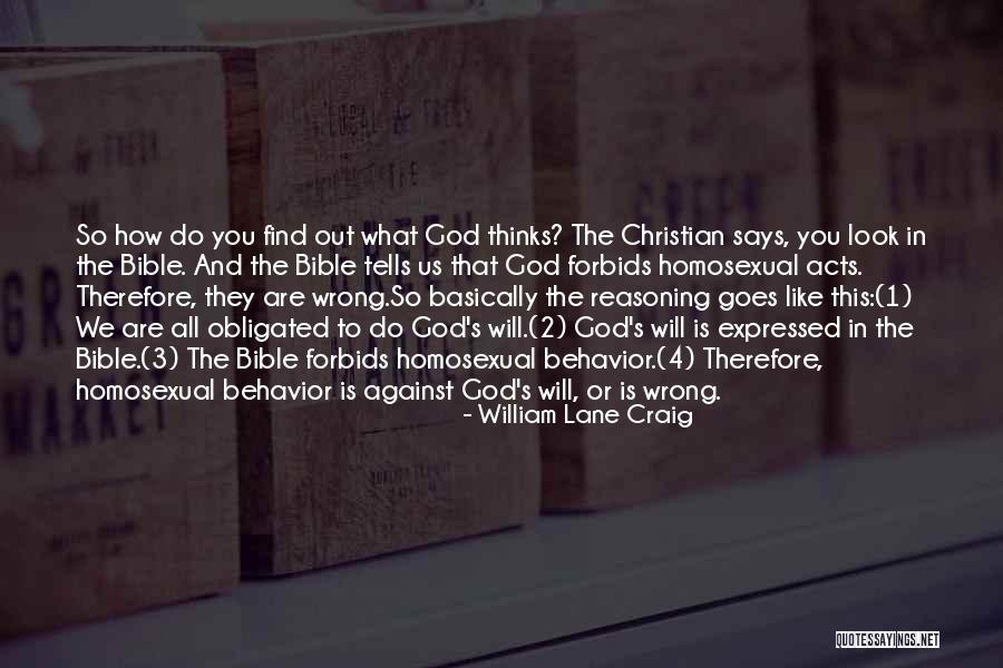 God's Will Quotes By William Lane Craig