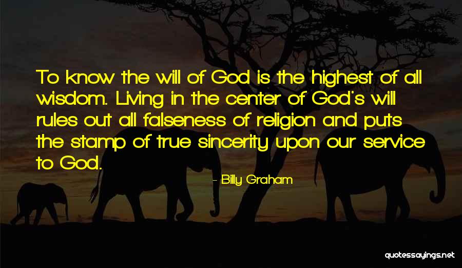 God's Wisdom Quotes By Billy Graham