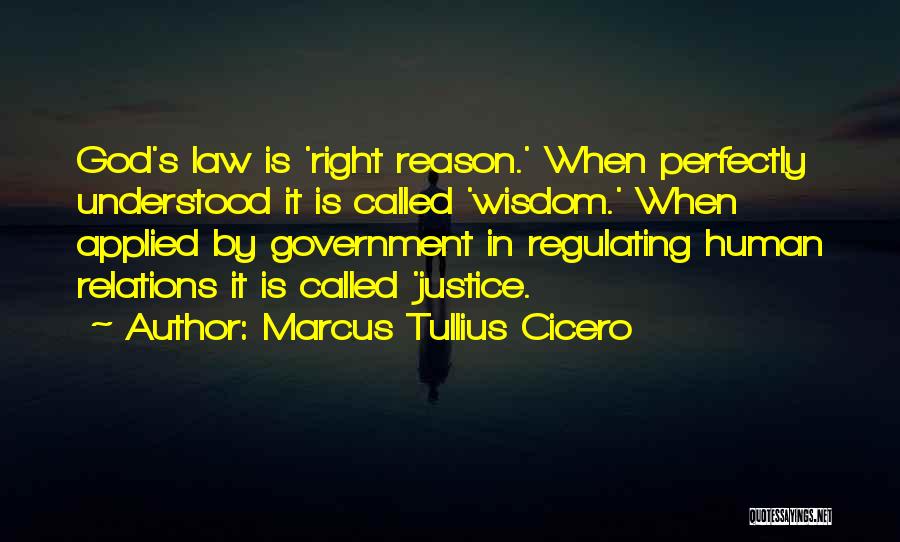 God's Wisdom Quotes By Marcus Tullius Cicero