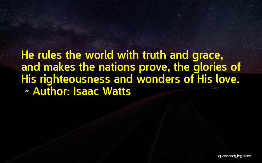 God's Wonders Quotes By Isaac Watts