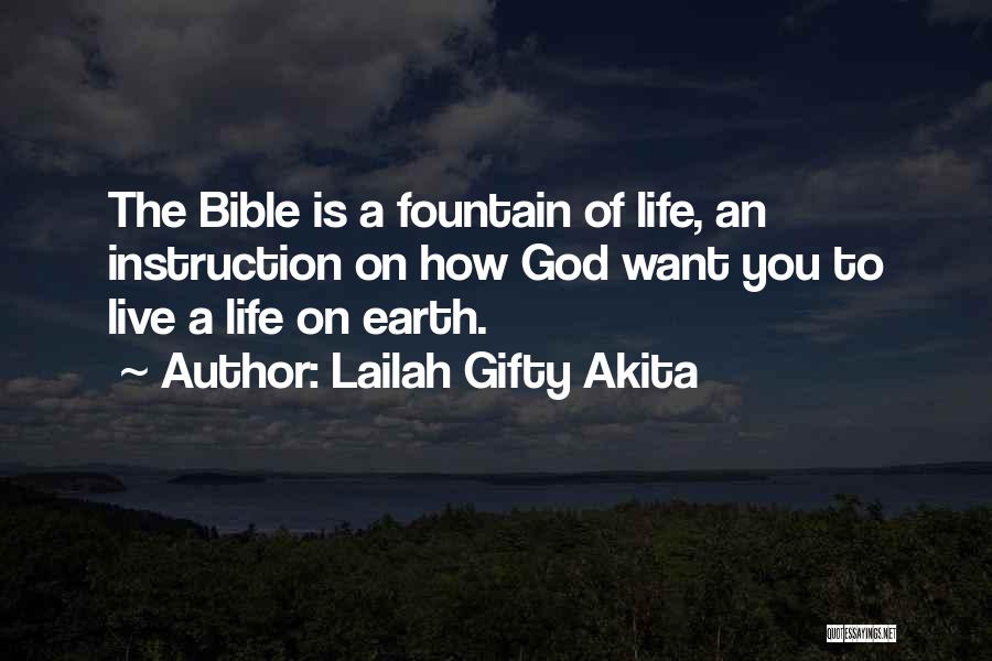 God's Word Bible Quotes By Lailah Gifty Akita