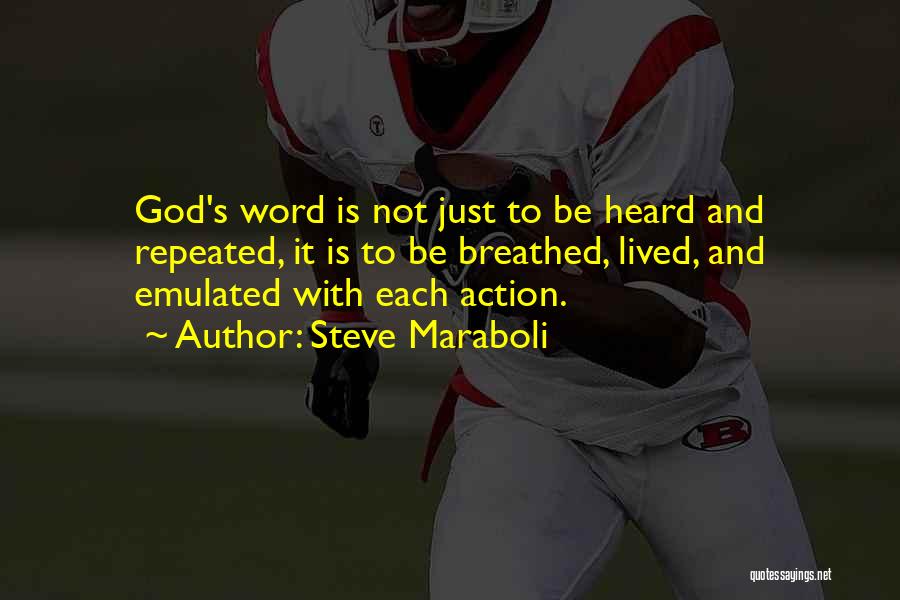 God's Word Quotes By Steve Maraboli