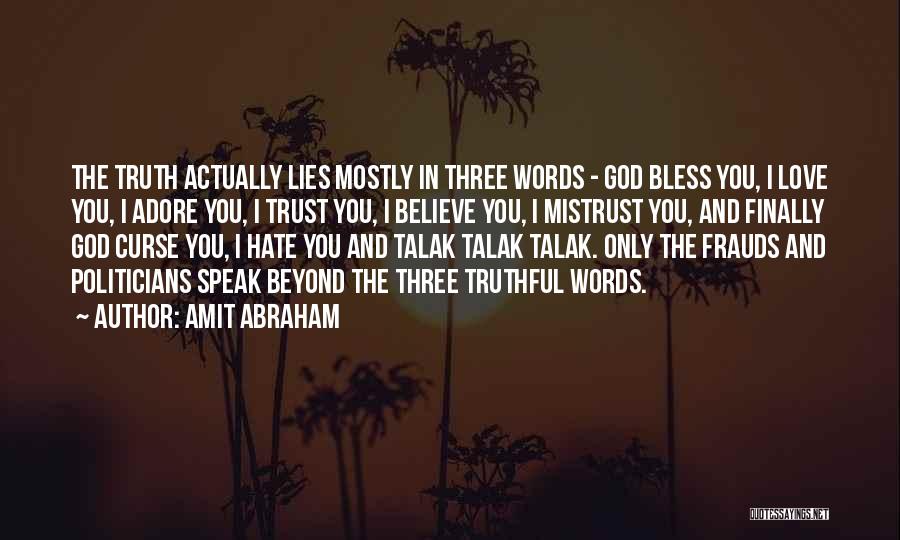 God's Words Of Wisdom Quotes By Amit Abraham