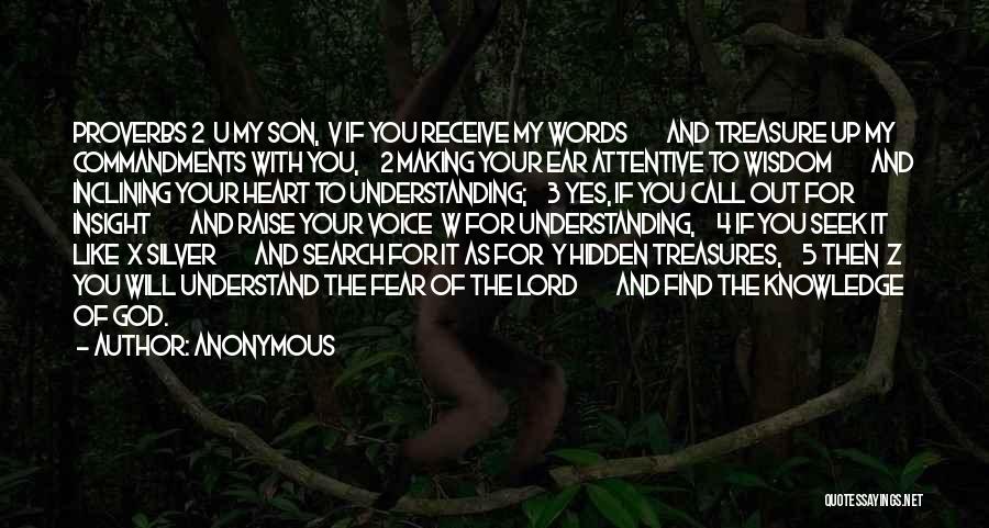God's Words Of Wisdom Quotes By Anonymous