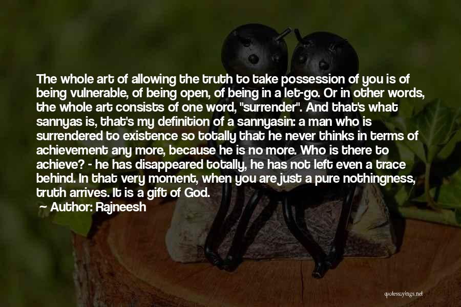 God's Words Quotes By Rajneesh