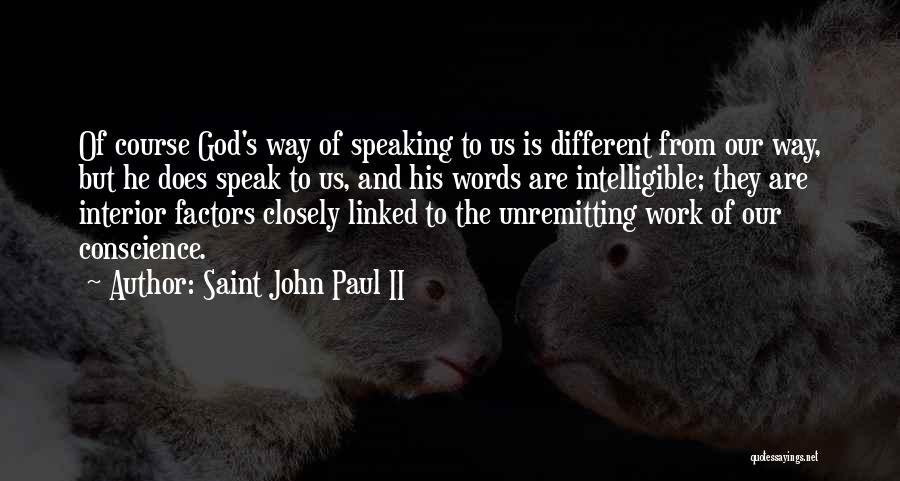 God's Words Quotes By Saint John Paul II