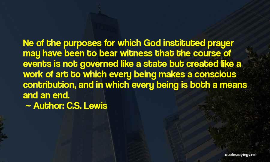 God's Work Of Art Quotes By C.S. Lewis