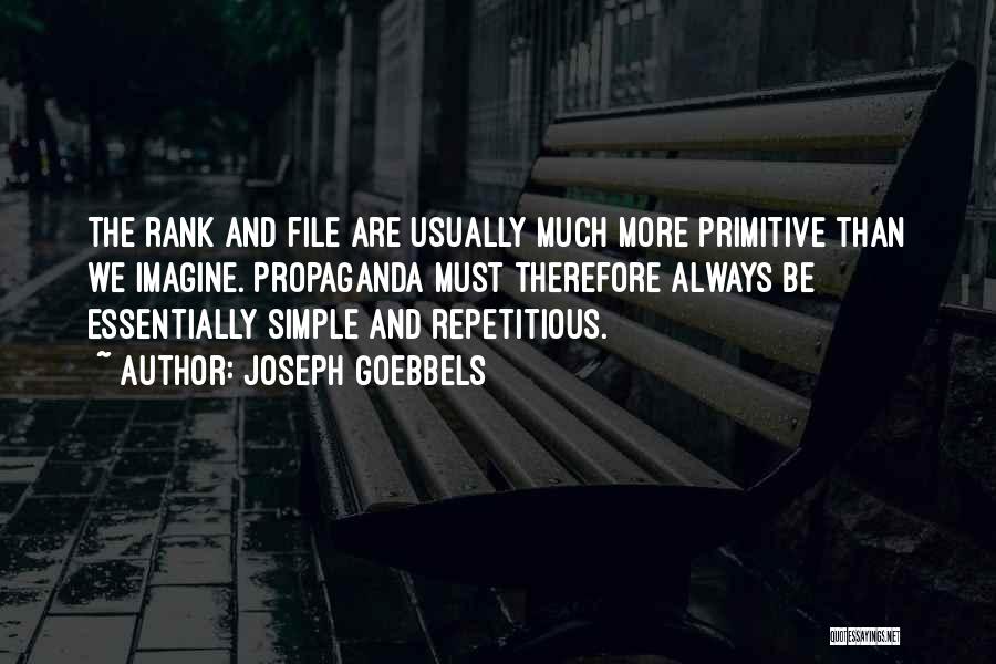 Goebbels Joseph Quotes By Joseph Goebbels