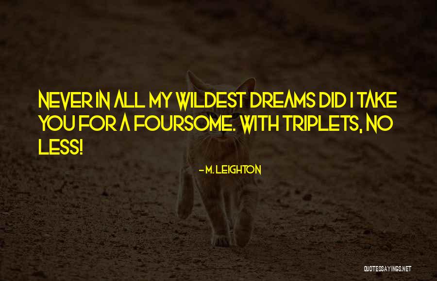 Goedele Leyssen Quotes By M. Leighton Goedele Leyssen Quotes By M. Leighton