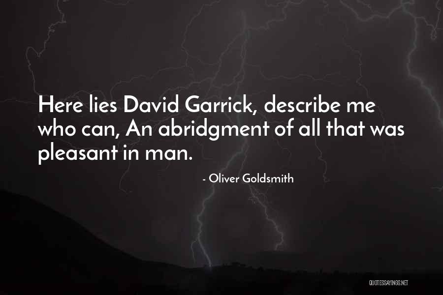 Goedendags Quotes By Oliver Goldsmith Goedendags Quotes By Oliver Goldsmith