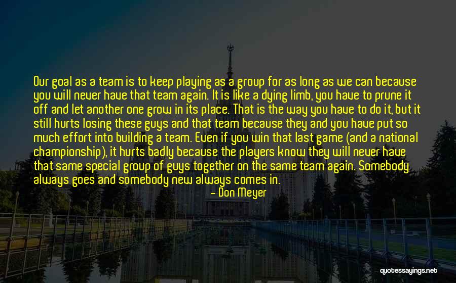 Goes A Long Way Quotes By Don Meyer Goes A Long Way Quotes By Don Meyer