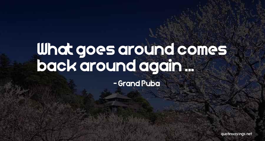 Goes Around Karma Quotes By Grand Puba Goes Around Karma Quotes By Grand Puba
