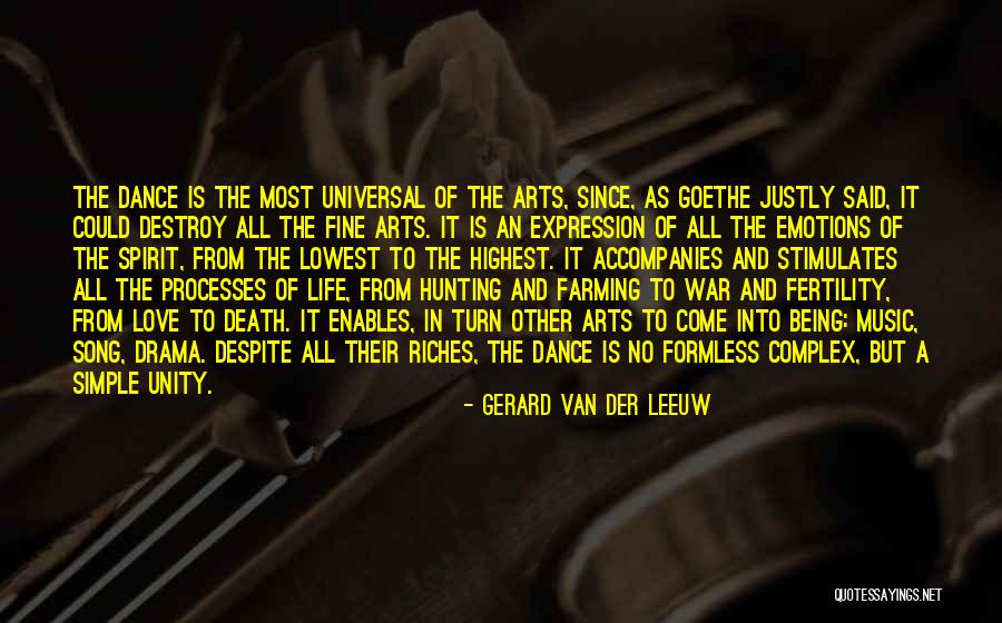 Goethe Music Quotes By Gerard Van Der Leeuw Goethe Music Quotes By Gerard Van Der Leeuw