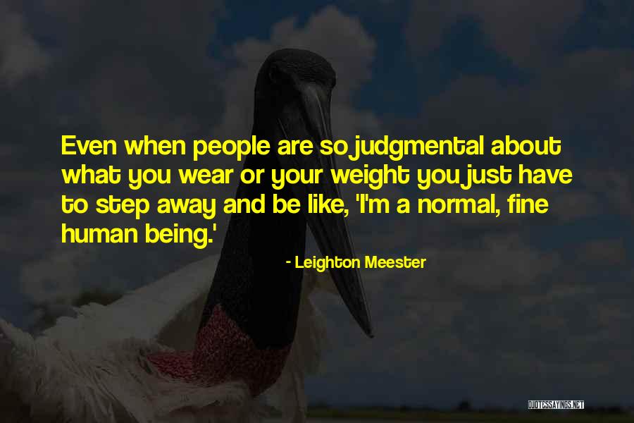 Goggasprinting Quotes By Leighton Meester Goggasprinting Quotes By Leighton Meester