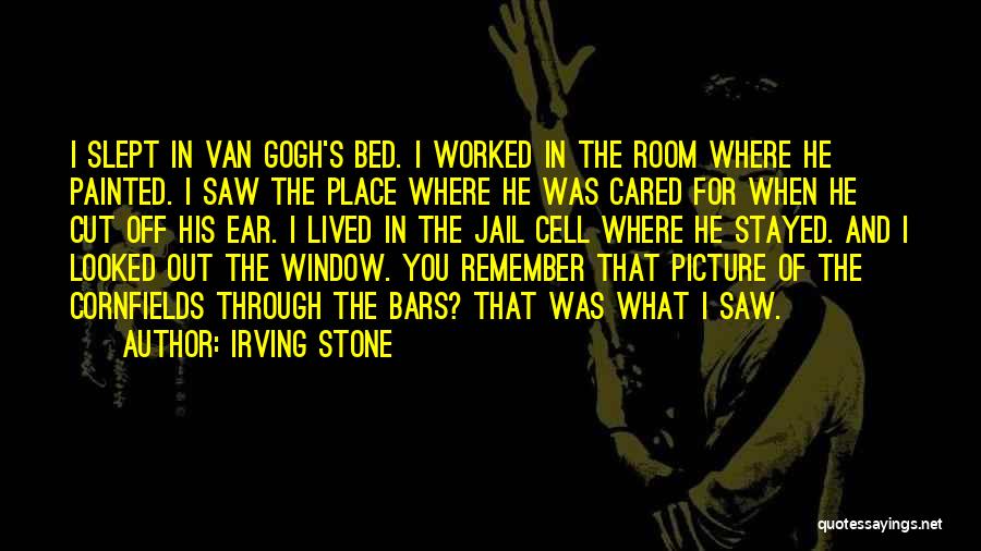 Gogh Quotes By Irving Stone