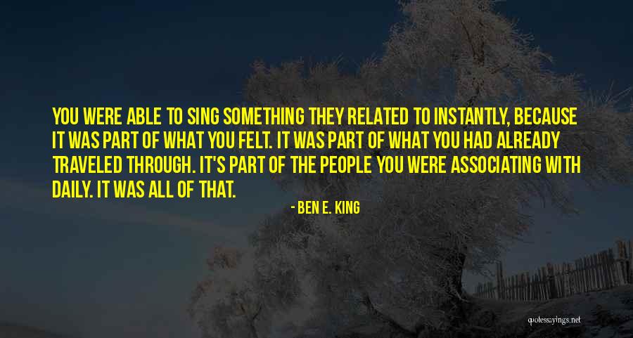 Gogoll Artist Quotes By Ben E. King Gogoll Artist Quotes By Ben E. King