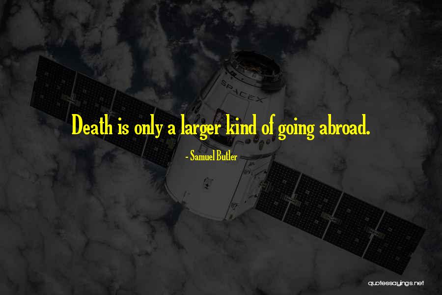 Going Abroad Quotes By Samuel Butler Going Abroad Quotes By Samuel Butler