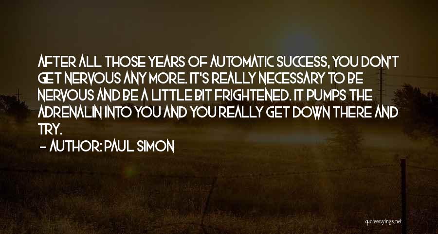 Going After Success Quotes By Paul Simon