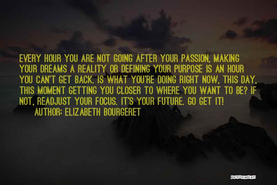 Going After Your Goals Quotes By Elizabeth Bourgeret