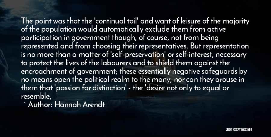 Going After Your Passion Quotes By Hannah Arendt