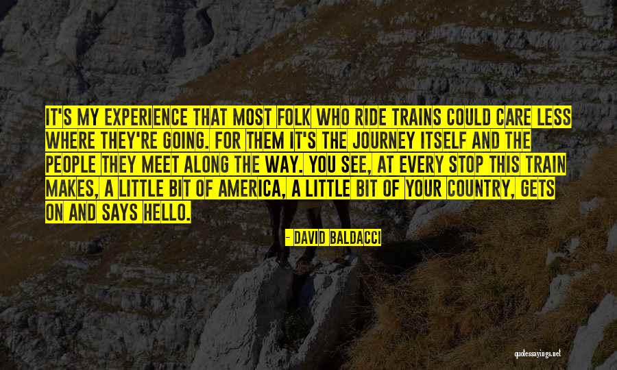 Going Along For The Ride Quotes By David Baldacci