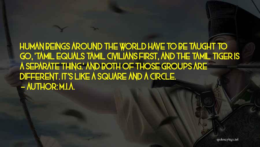 Going Around In Circle Quotes By M.I.A.