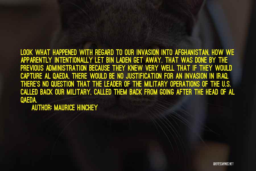 Going Away To The Military Quotes By Maurice Hinchey