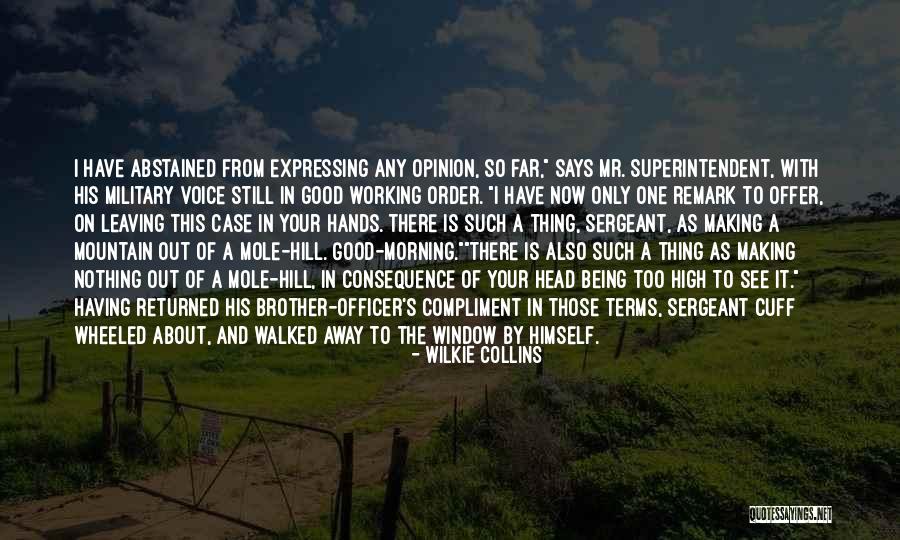 Going Away To The Military Quotes By Wilkie Collins Going Away To The Military Quotes By Wilkie Collins
