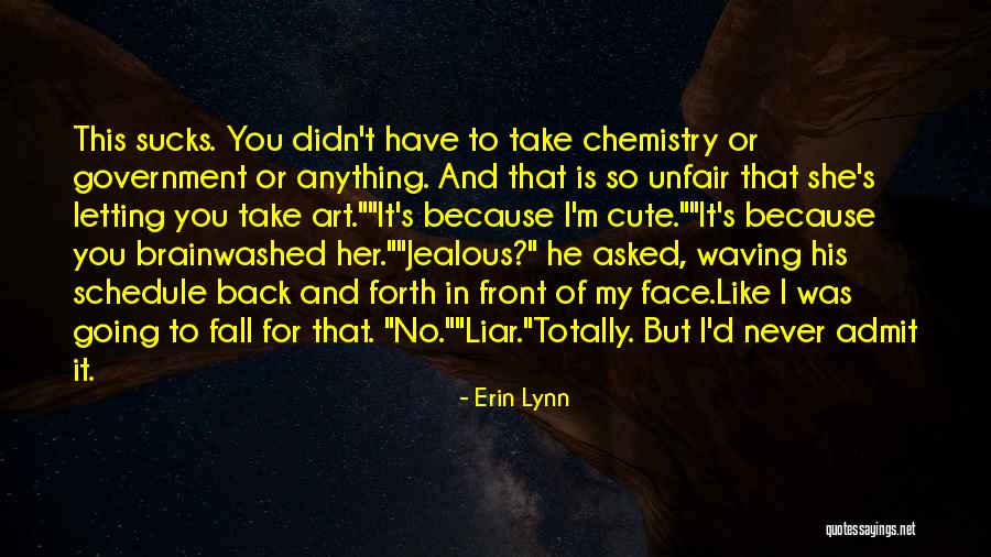 Going Back And Forth Quotes By Erin Lynn