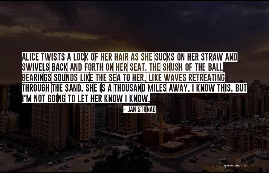 Going Back And Forth Quotes By Jan Strnad