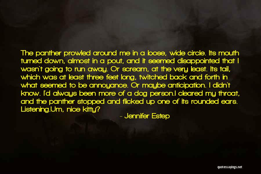 Going Back And Forth Quotes By Jennifer Estep