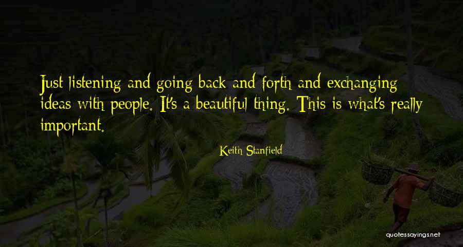 Going Back And Forth Quotes By Keith Stanfield Going Back And Forth Quotes By Keith Stanfield
