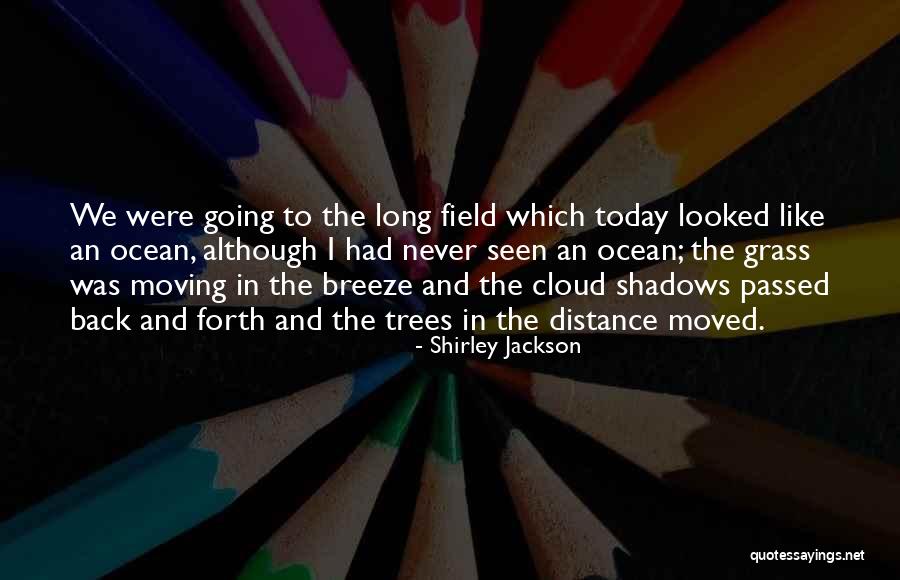 Going Back And Forth Quotes By Shirley Jackson