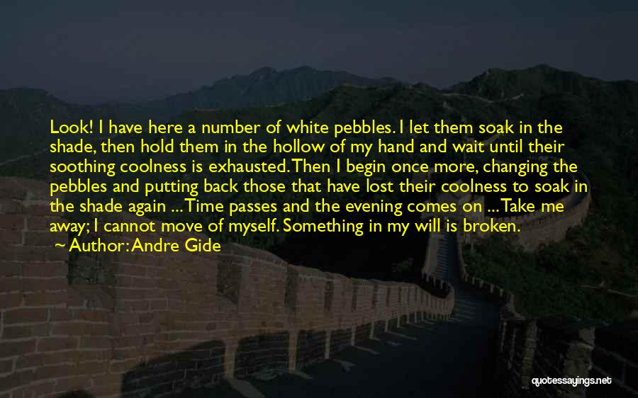 Going Back In Time And Changing Things Quotes By Andre Gide