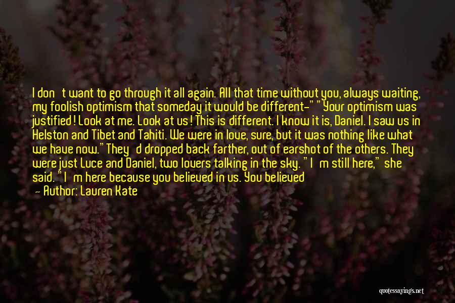 Going Back In Time Quotes By Lauren Kate